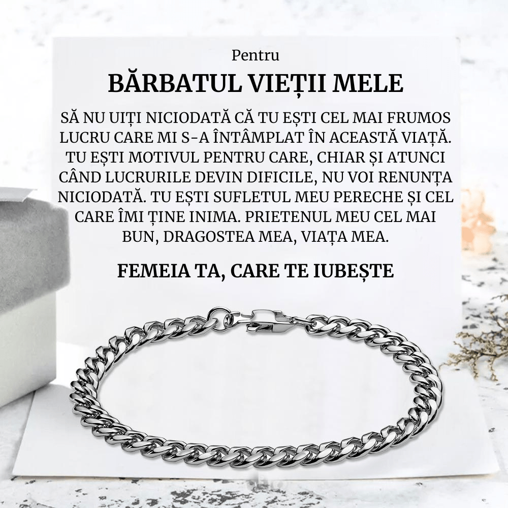 Cadou Barbatul Vietii - Bratara Eternity