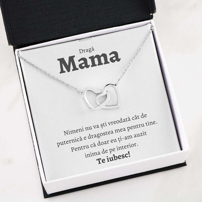 Cadou Mama - Colier Inimi Interior