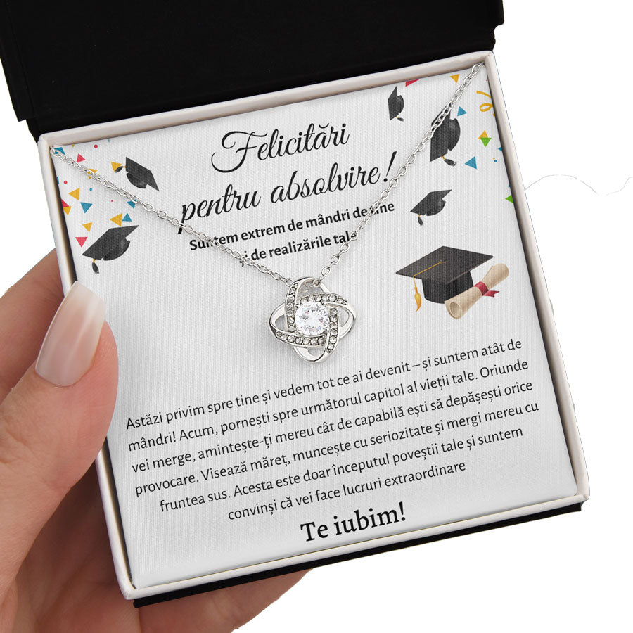 Cadou Absolvire Fete - Colier Love Knot Mandri