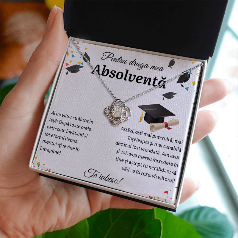 Cadou Absolventa - Colier Love Knot
