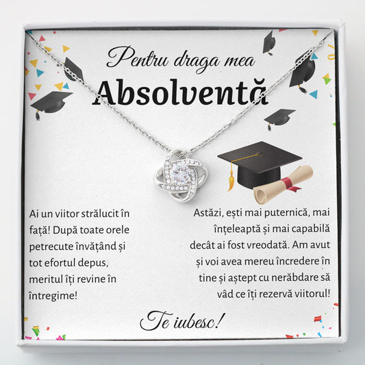 Cadou Absolventa - Colier Love Knot