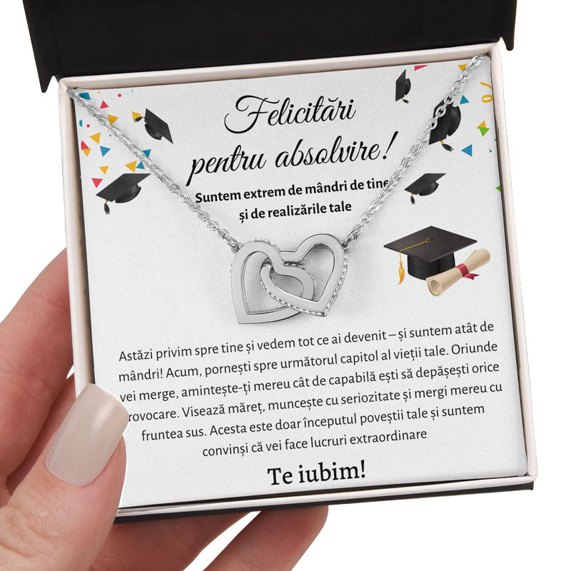 Cadou Absolvire Fete - Colier Inimi Mandri