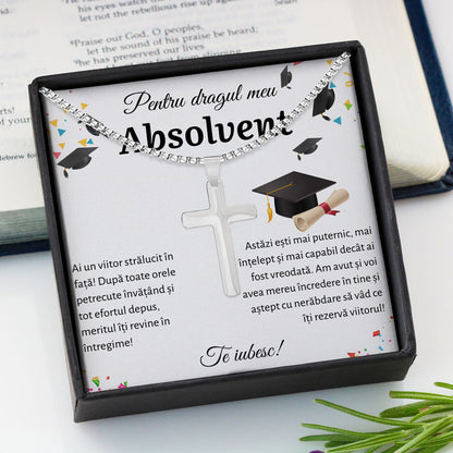 Cadou Drag Absolvent - Colier Cruce