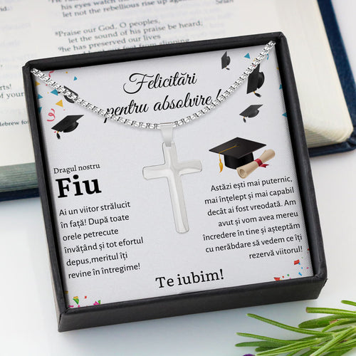 Cadou Absolvire Fiu - Colier Cruce
