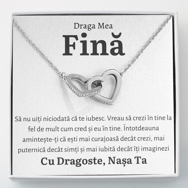 Cadou Fina - Colier Inimi Nasa