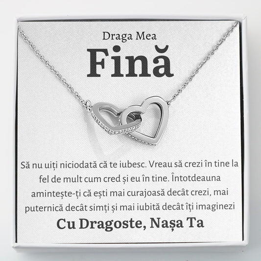 Cadou Fina - Colier Inimi Nasa