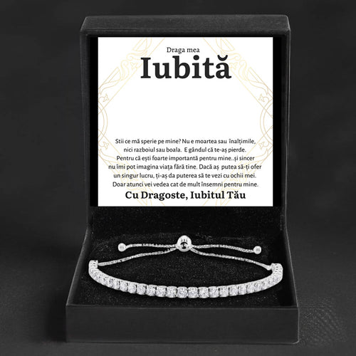 Cadou Iubita - Bratara Tennis Importanta