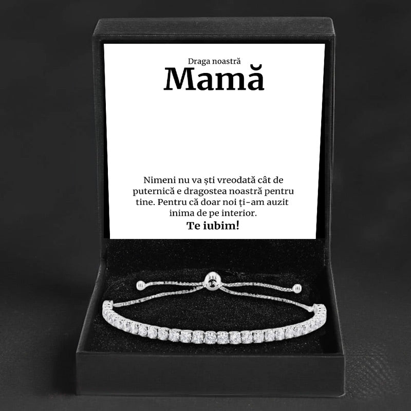 Cadou Mama - Bratara Tennis Interior Copii