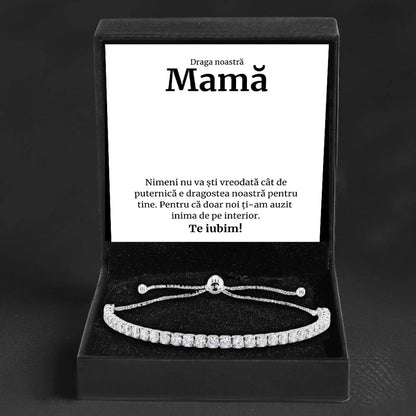 Cadou Mama - Bratara Tennis Interior Copii