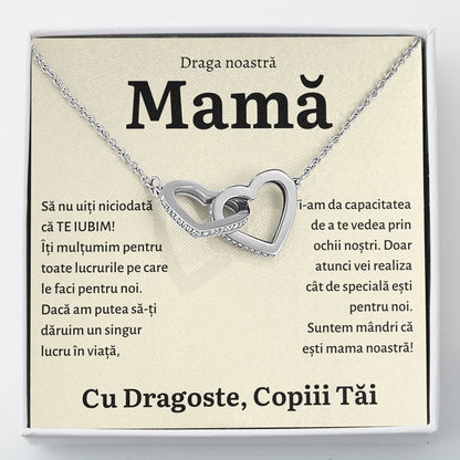 Cadou Mama - Colier Inimi Copii