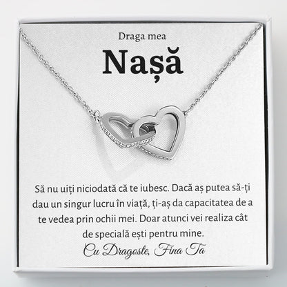 Cadou Nasa - Colier Inimi Fina