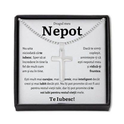 Cadou Nepot - Colier Cruce Fruntea