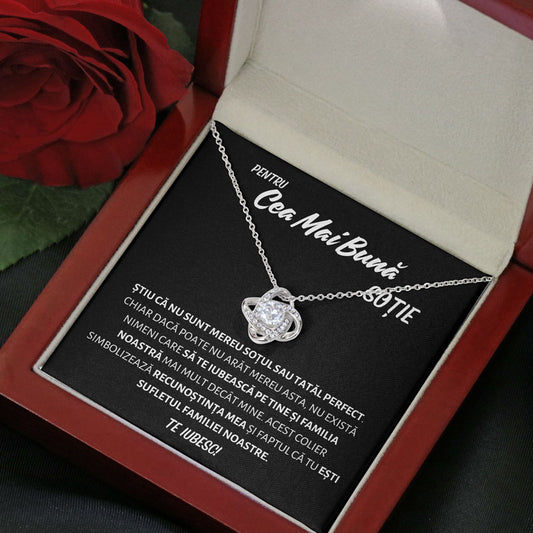 Cadou CMB Sotie LUX - Colier Love Knot