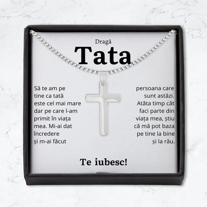 Cadou Tata - Colier Cruce Incredere