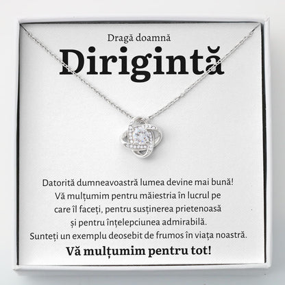 Cadou Diriginta - Colier Love Knot