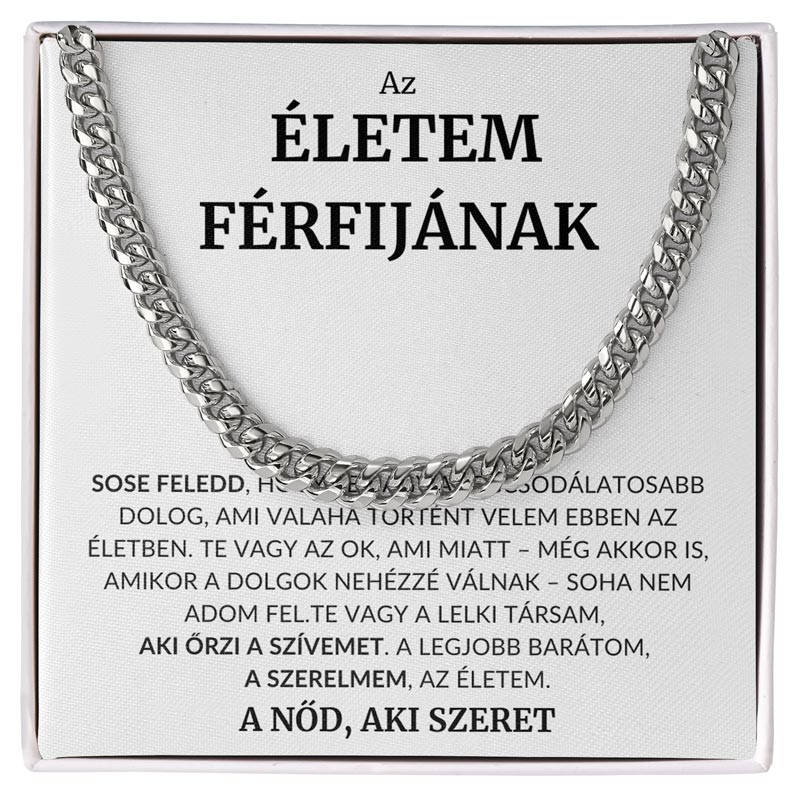 8E Ajándék Életem Férfijának – Eternal Link Nyaklánc