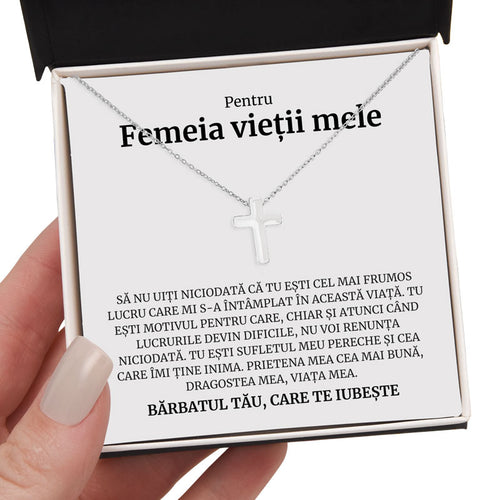 Cadou Femeia Vietii - Colier Cruciulita