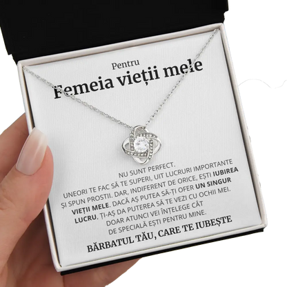 Cadou Femeia Vietii - Colier Love Knot PERFECT