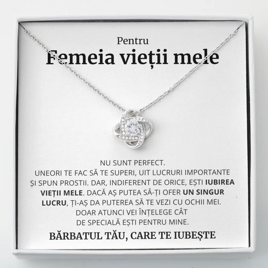 S1 Cadou Femeia Vietii - Colier Love Knot