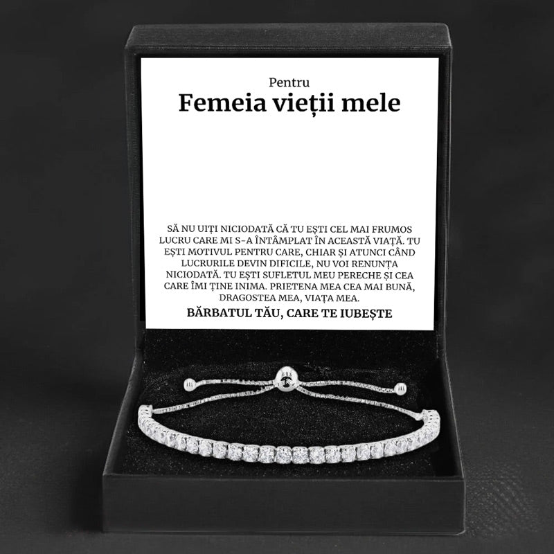 Cadou Femeia Vietii - Bratara Tennis