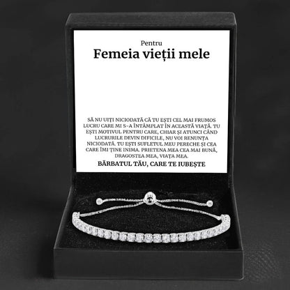 Cadou Femeia Vietii - Bratara Tennis