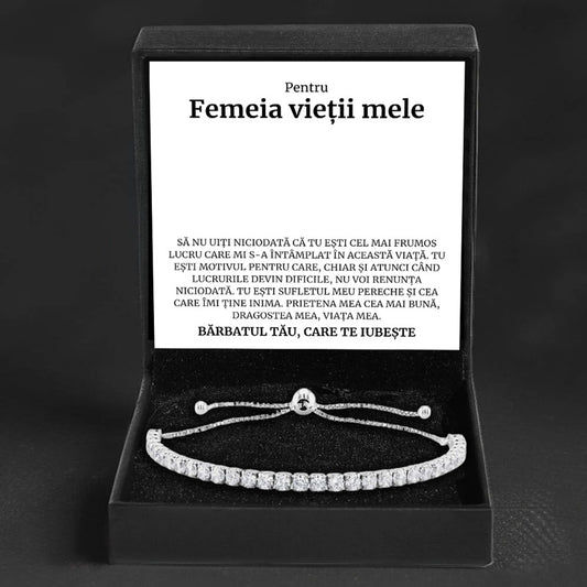 Cadou Femeia Vietii - Bratara Tennis