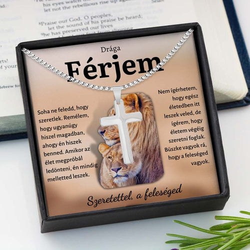 5C Ajándék Draga férjemnek – kereszt nyaklánc