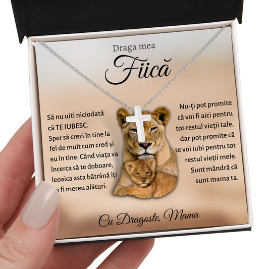 Cadou Fiica - Colier Cruciulita Mama Lei