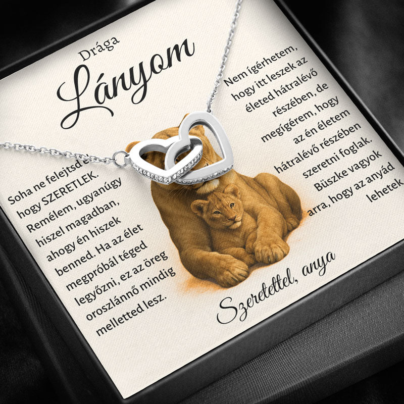 10i A lányomnak - Nyaklánc szívekkel Anya