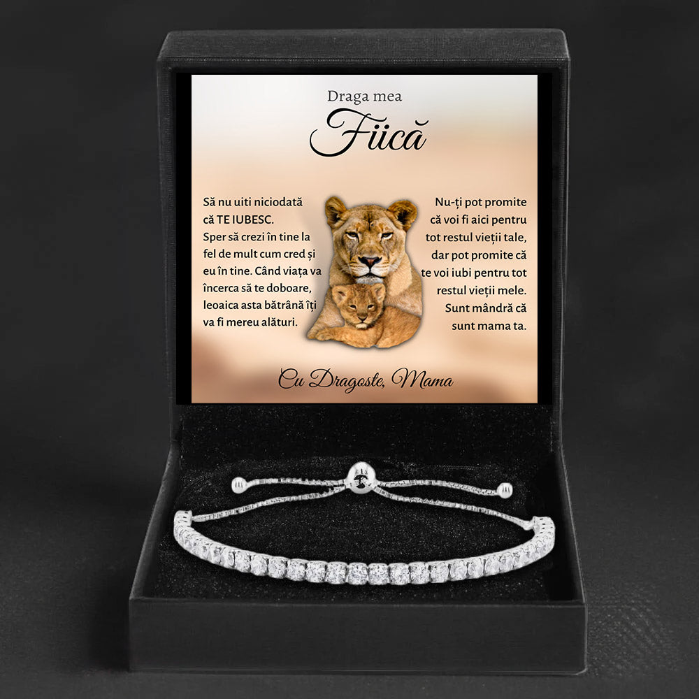 Cadou Fiica - Bratara Tennis Mama Lei