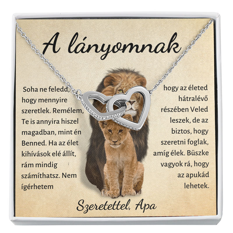 12i - A lányomnak - Nyaklánc szívekkel Apa