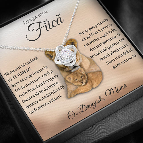 Cadou Fiica - Colier Love Knot Lei Mama