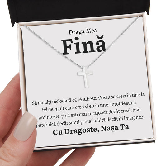 Cadou Fina - Colier Cruciulita Nasa