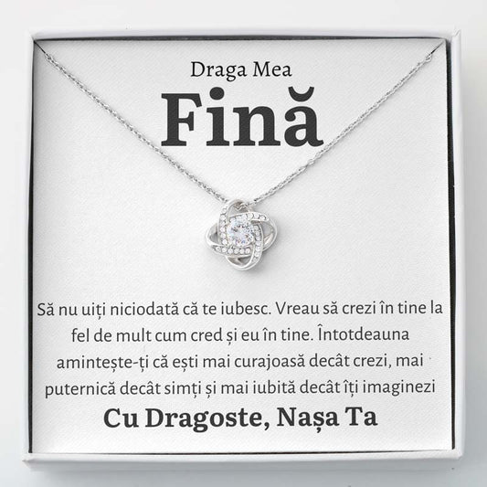 Cadou Fina - Colier Love Knot Nasa