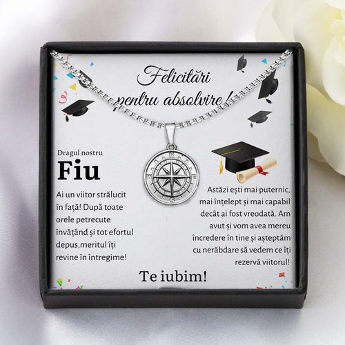 Cadou Absolvire Fiu - Colier Busola
