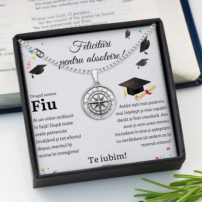 Cadou Absolvire Fiu - Colier Busola
