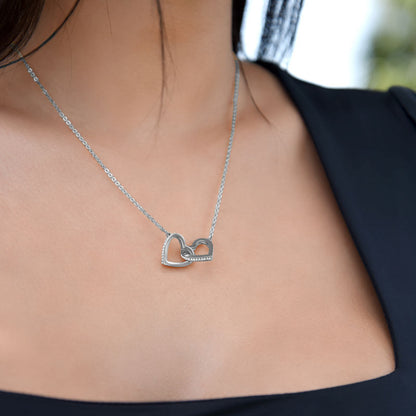 Cadou Nepoata - Colier Inimi BLK