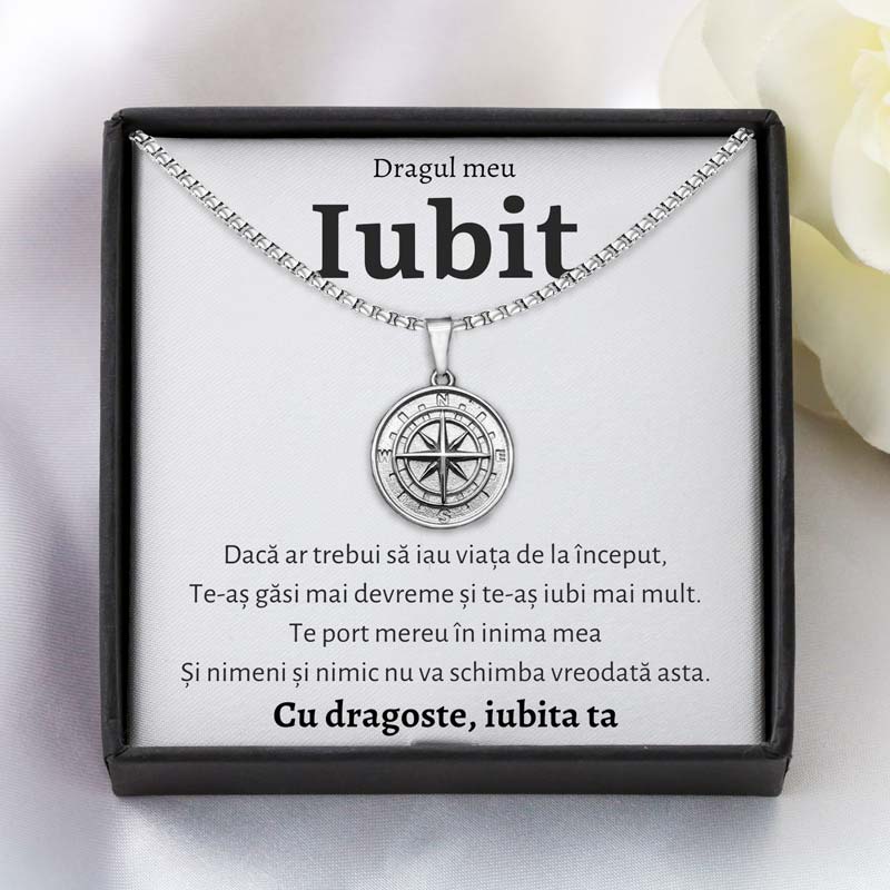 Cadou Iubit - Colier Busola Inceput