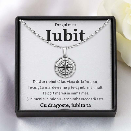 Cadou Iubit - Colier Busola Inceput