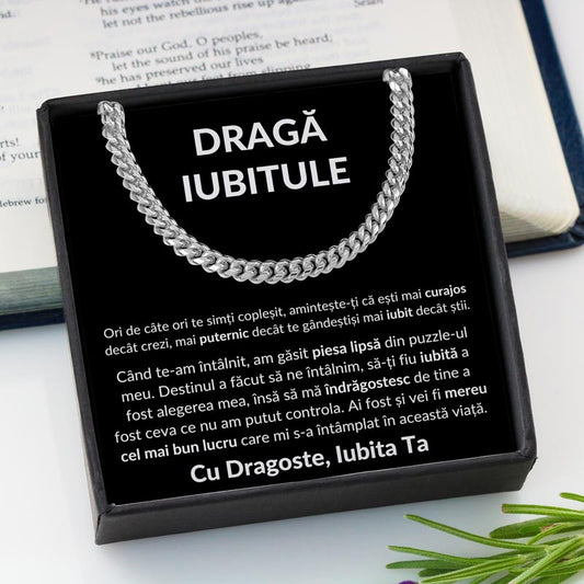 Cadou Iubit - Colier Eternal BLK