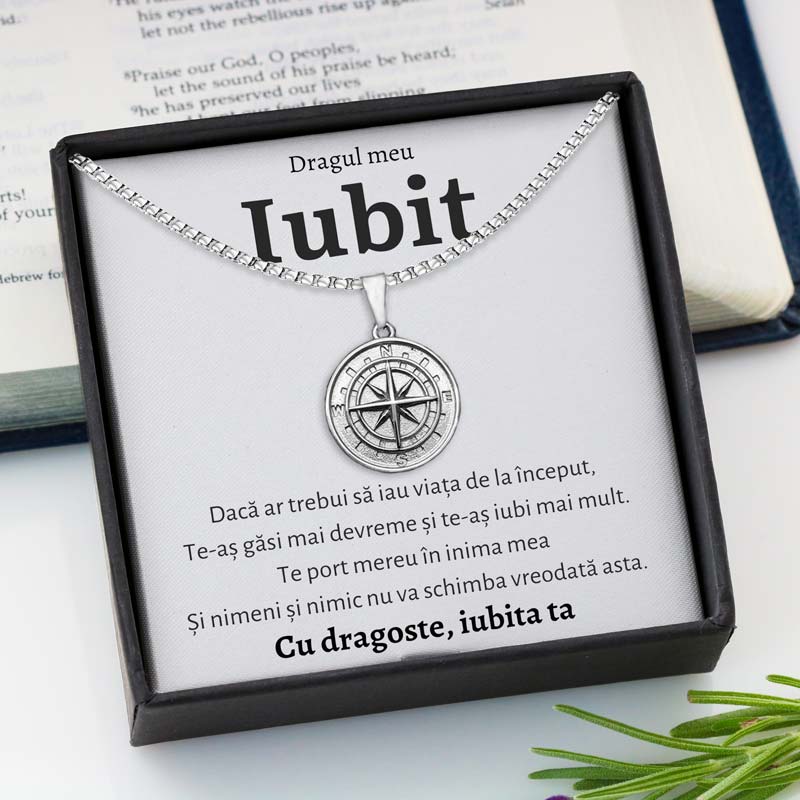 Cadou Iubit - Colier Busola Inceput