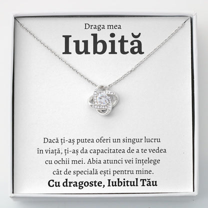 Cadou Iubita - Colier Love Knot