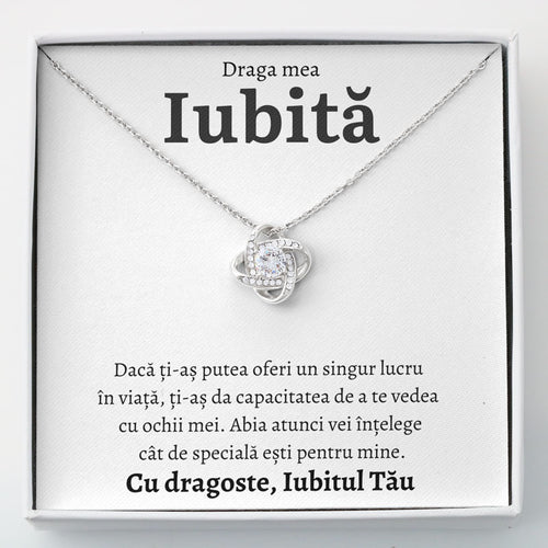 Cadou Iubita - Colier Love Knot