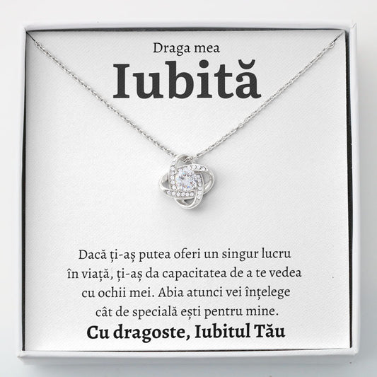 Cadou Iubita - Colier Love Knot