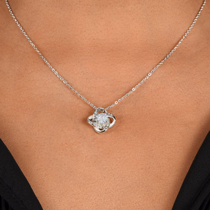 Cadou Fiica - Colier Love Knot Sprijin Tata