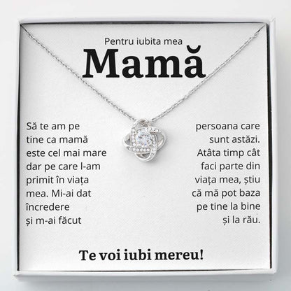 Cadou Mama - Colier Love Knot - Incredere