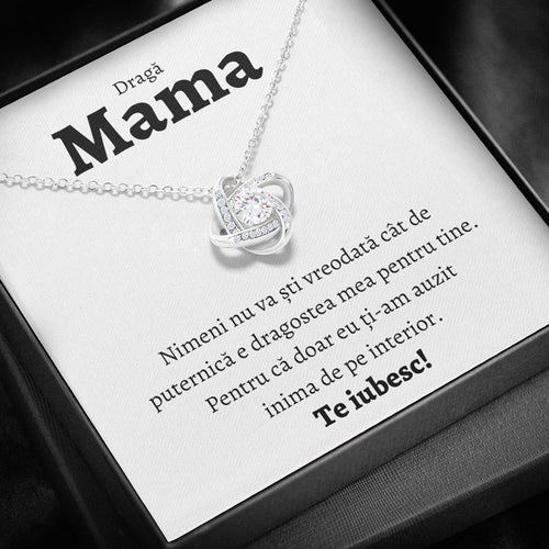 Cadou Mama - Colier Love Knot Interior