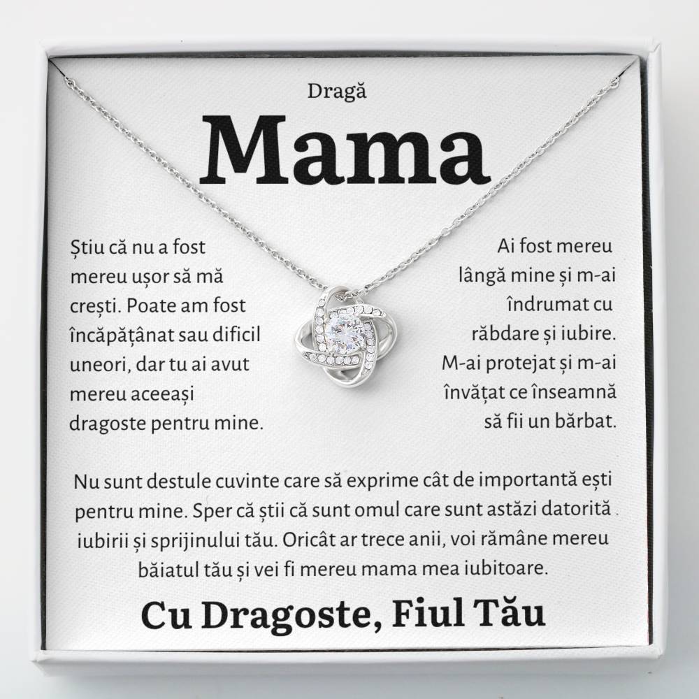 Cadou Mama - Colier Love Knot "Mereu" Fiu