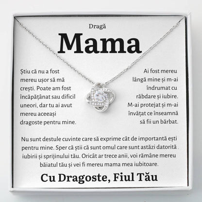 Cadou Mama - Colier Love Knot "Mereu" Fiu