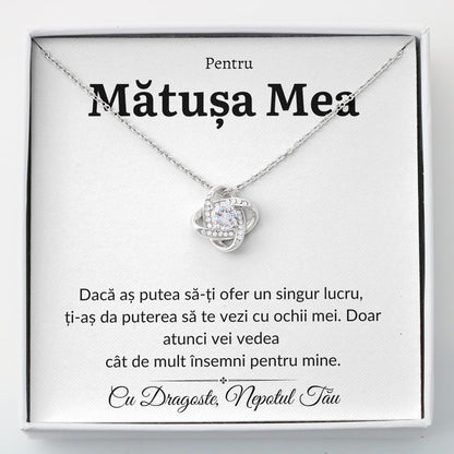 Cadou Matusa - Colier Love Knot Nepot II